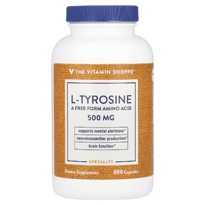 The Vitamin Shoppe, L-тирозин, 500 мг, 300 капсул