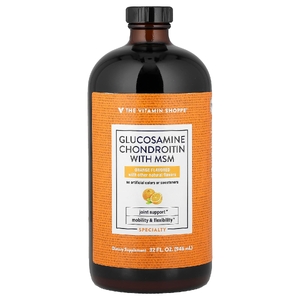 The Vitamin Shoppe, Глюкозамин и хондроитин с МСМ, апельсин, 946 мл (32 жидк. унц.)