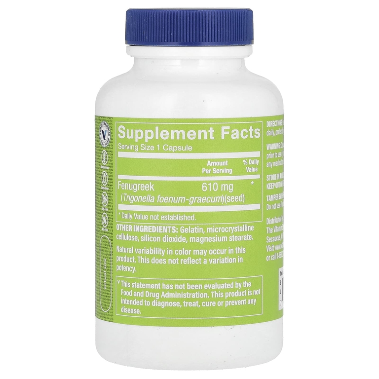 The Vitamin Shoppe, Семена пажитника, 610 мг, 100 капсул (Товар снят с продажи) 