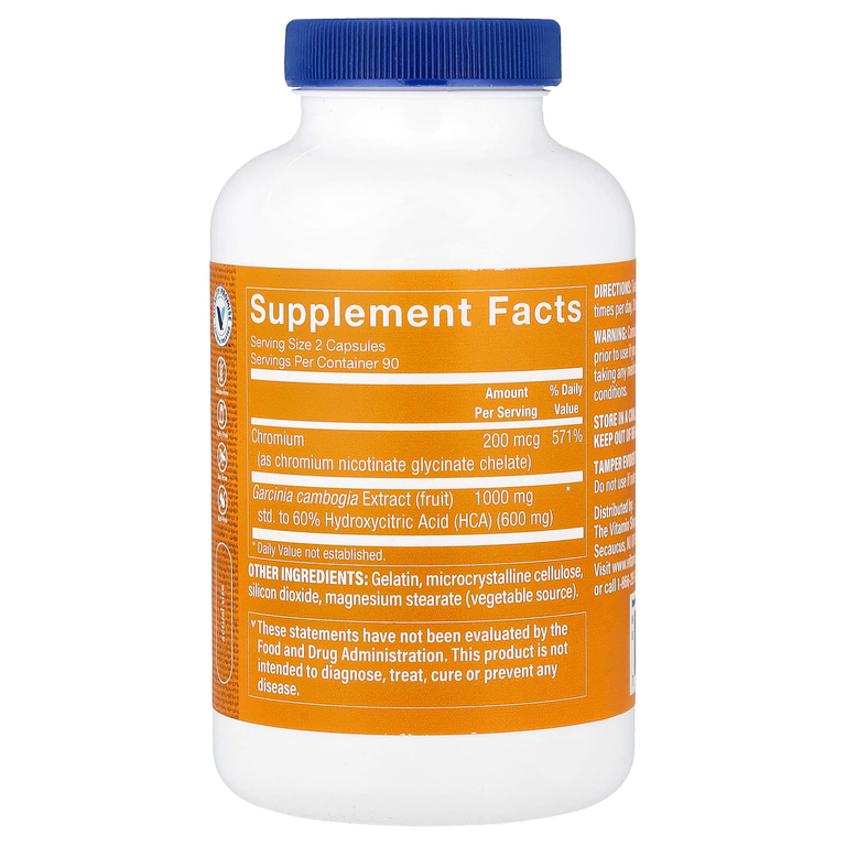 The Vitamin Shoppe, Экстракт гарцинии камбоджийской, 180 капсул