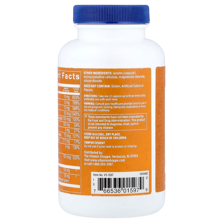 The Vitamin Shoppe, комплекс для здоровья щитовидной железы, 100 капсул