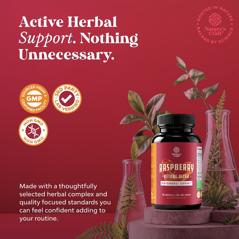 Nature's Craft, Raspberry Ketone Ultra, 60 капсул