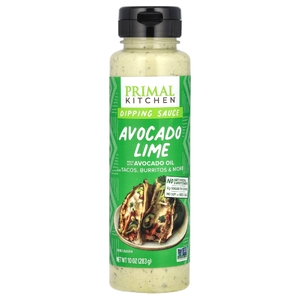 Primal Kitchen, дип-соус с маслом авокадо, авокадо и лайм, 283 г (10 унций)