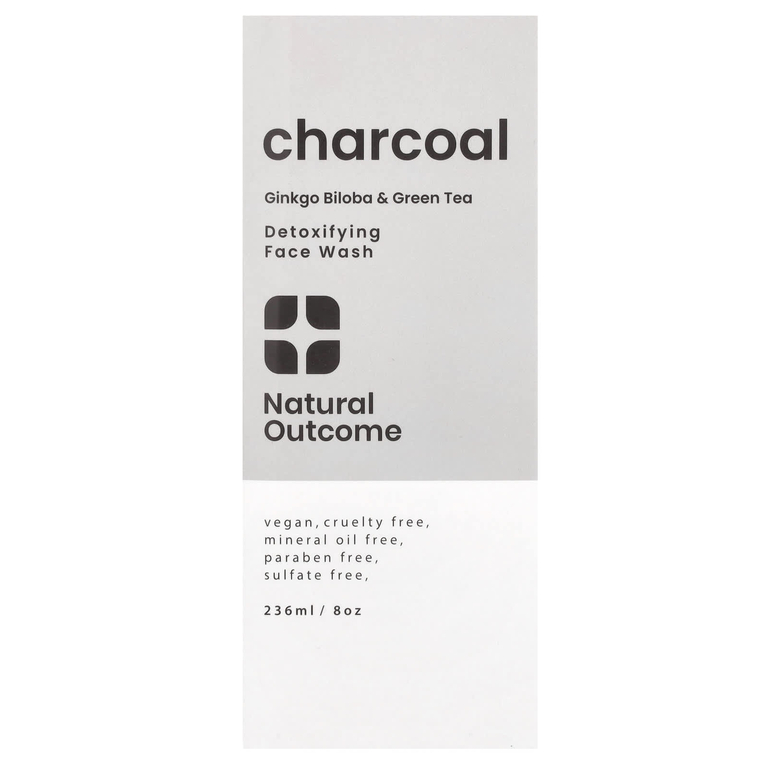 Natural Outcome, Charcoal, очищающее средство для умывания, 236 мл (8 унций)