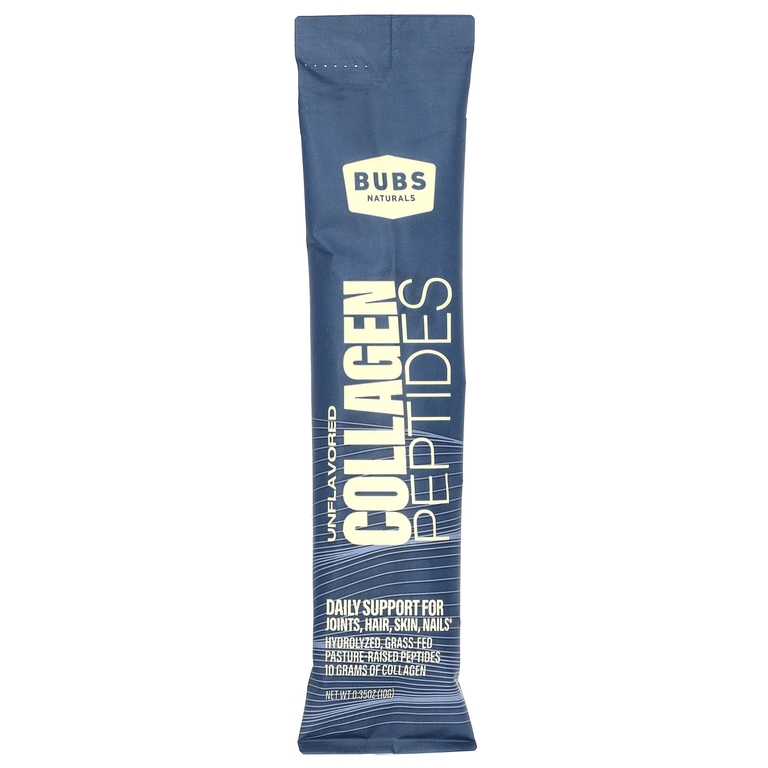 BUBS Naturals, Пептиды коллагена, без добавок, 20 пакетиков по 10 г (0,35 унции) (Товар снят с продажи) 