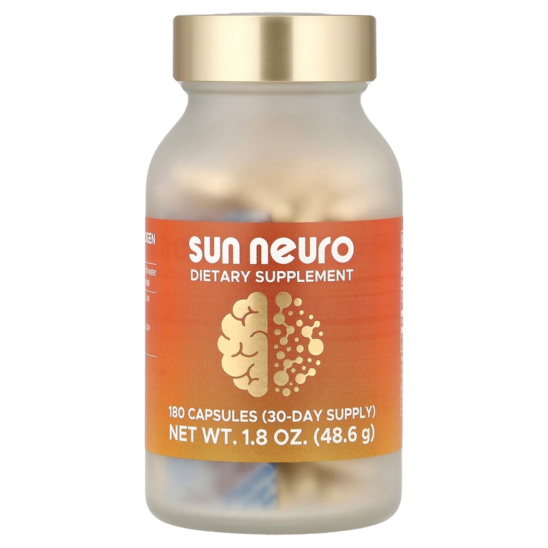 Sun Chlorella, Sun Neuro, 180 капсул (166 мкг в капсуле)