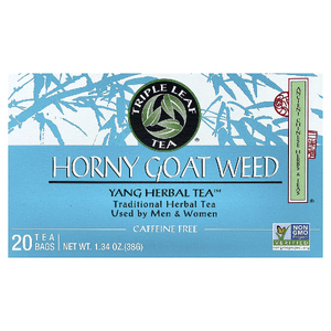 Triple Leaf Tea, горянка крупноцветковая, без кофеина, 20 чайных пакетиков, 38 г (1,34 унции)