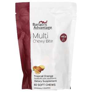 Bariatric Advantage, Multi Chewy Bite, тропический апельсин, 60 жевательных таблеток (Товар снят с продажи) 
