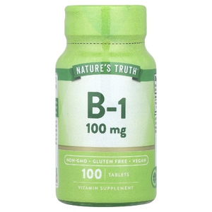 Nature's Truth, Витамин B-1, 100 мг, 100 таблеток