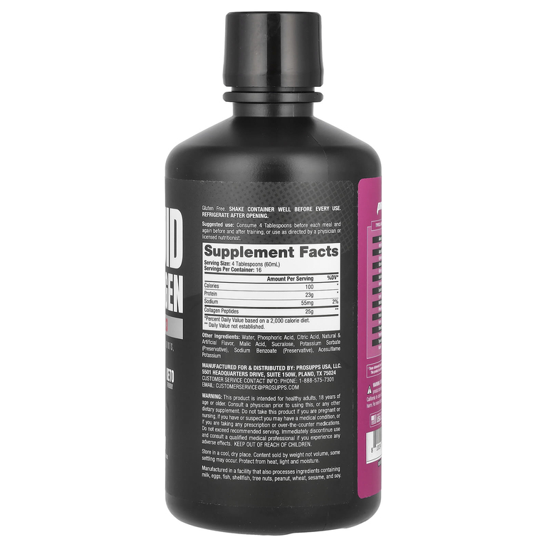 ProSupps, Amino 23, жидкий коллаген, ягодный, 960 мл (32 жидк. Унции)