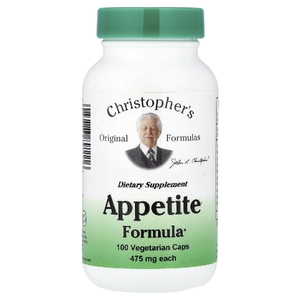 Christopher's Original Formulas, Средство для аппетита, 100 вегетарианских капсул