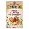 Twinings, ароматизированный травяной чай, персик и апельсин, без кофеина, 20 чайных пакетиков, 50 г (1,76 унции)