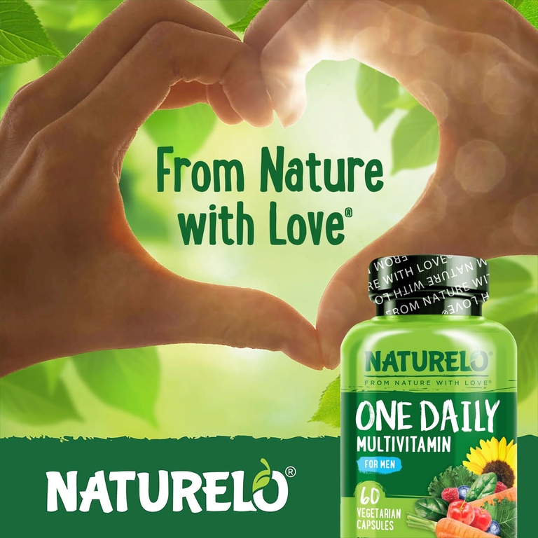 NATURELO, мультивитамины для мужчин, для приёма один раз в день, 60 вегетарианских капсул