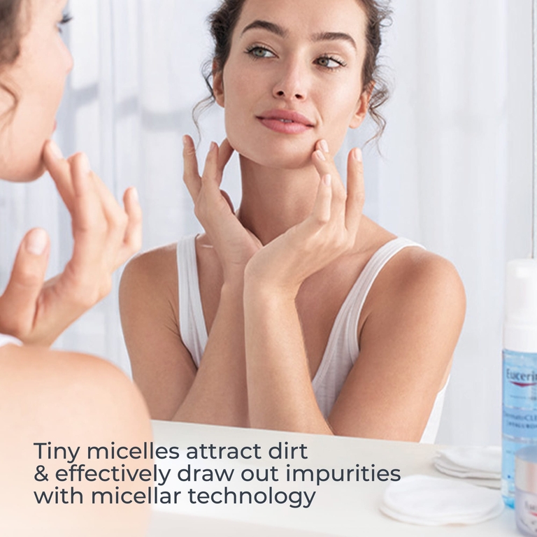 Eucerin, Face, увлажняющая мицеллярная вода, без отдушек, 400 мл (13,5 жидк. унц.)