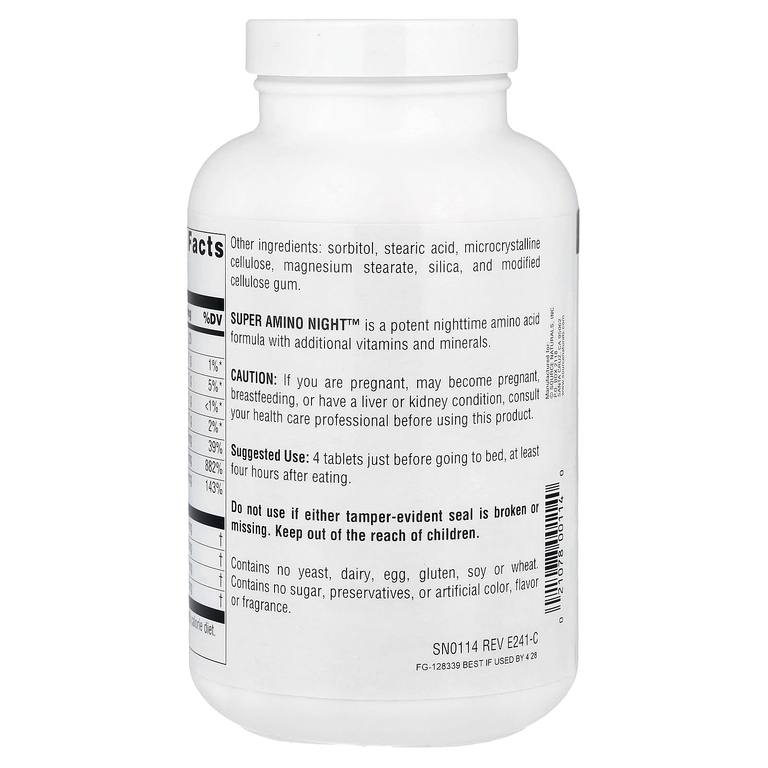Source Naturals, добавка с аминокислотами, 240 таблеток