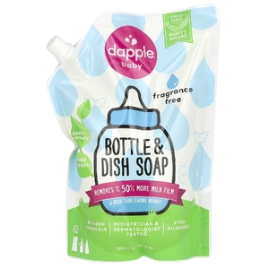 Dapple Baby, Мыло для бутылочек и посуды, без отдушек, 1 л (33,8 жидк. унц.)