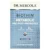 Dr. Mercola, Biothin®, пробиотики для метаболизма до и после приема пищи, без ароматизаторов, 5 млрд КОЕ, 30 упаковок, готовых к употреблению, по 5,6 г (0,19 унции)