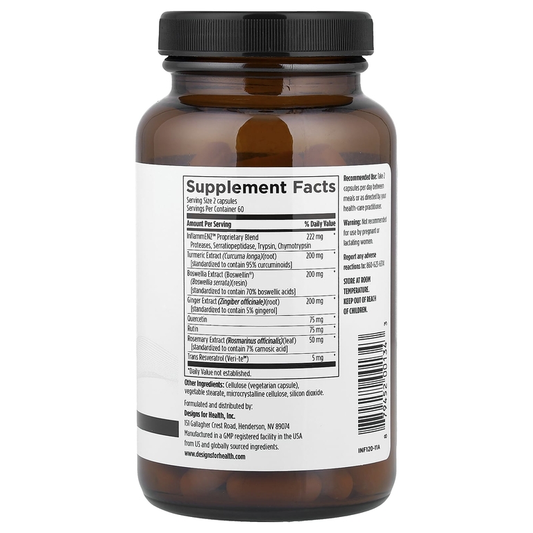 Designs For Health, Inflammatone™, 120 капсул