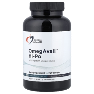 Designs For Health, OmegAvail™ Hi-Po, 120 капсул