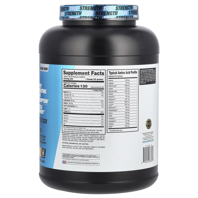 BPI Sports, Hydro HD ™, гидролизованный сывороточный протеин, ванильное мороженое, 2176 г (4,8 фунта)