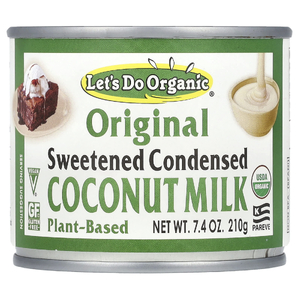 Let's Do Organic, Let's Do Organic®, сгущённое кокосовое молоко с сахаром, оригинальное, 210 г (7,4 унции)