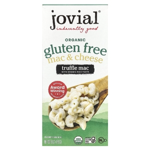Jovial, органические глютена, макароны с сыром, трюфель, 170 г (6 унций)