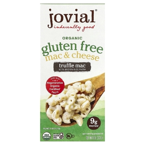 Jovial, органические глютена, макароны с сыром, трюфель, 170 г (6 унций)