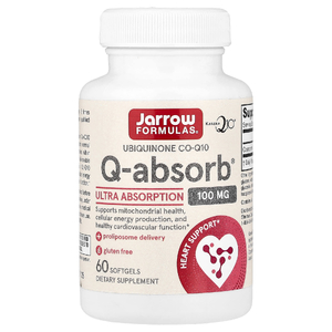 Jarrow Formulas, убихинон коэнзим Q10 Q-Absorb®, 100 мг, 60 капсул