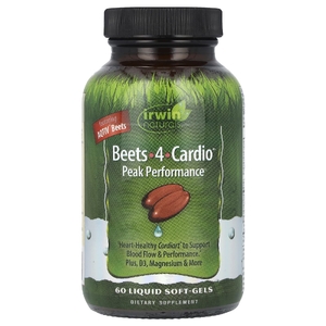 Irwin Naturals, Beets-4-Cardio™, 60 желатиновых капсул (Товар снят с продажи) 