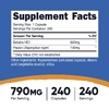 Nutricost, Betaine HCl + Pepsin, 240 Capsules