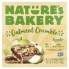 Nature's Bakery, Oatmeal Crumble, яблоко, 6 пакетиков по 40 г (1,41 унции)