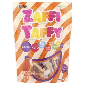 Zollipops, Zaffi® Taffy, апельсин и сливки, 142 г (5 унций) (Товар снят с продажи) 