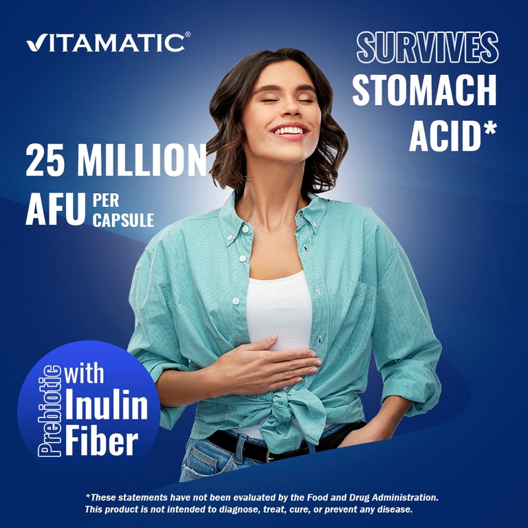 Vitamatic, Клостридиум (Clostridium Butyricum), 25 млн КОЕ, 60 капсул DRcaps