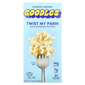 Goodles, Twist My Parm, азиаго и пармезан со спиральками, 149 г (5,25 унции)