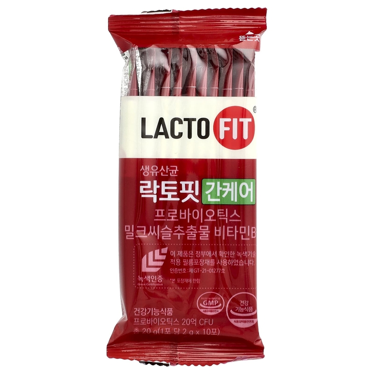 Lactofit, Пробиотик, поддержка печени, 60 стиков (2 г) каждый
