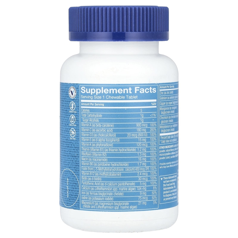 The Vitamin Shoppe, Жевательные бариатрические мультивитамины, тропические ягоды, 60 жевательных таблеток