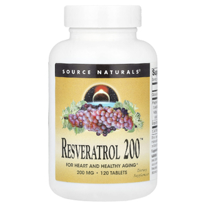 Source Naturals, Ресвератрол 200 ™, 200 мг, 120 таблеток