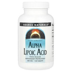 Source Naturals, Альфа-липоевая кислота, замедленное высвобождение, 120 таблеток