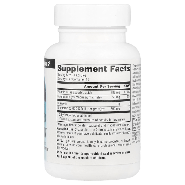 Source Naturals, Activated Quercetin ™, 50 капсул