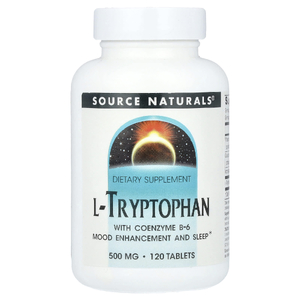 Source Naturals, L-триптофан с коэнзимом B-6, 120 таблеток