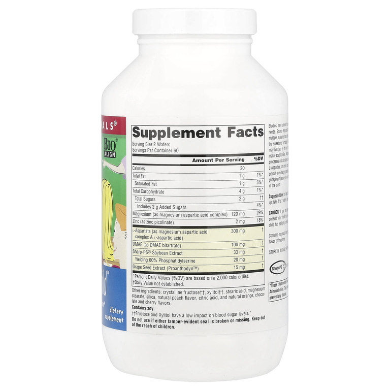 Source Naturals, Attentive Child ™, сладкое и терпкое, 120 жевательных вафель