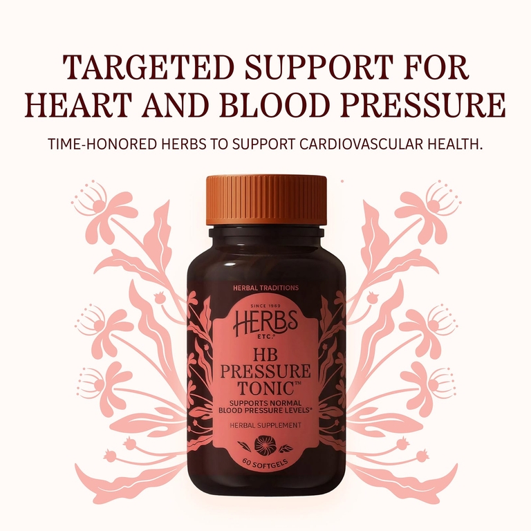 Herbs Etc., HB Pressure Tonic™, 60 капсул (Товар снят с продажи) 