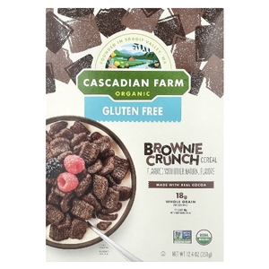 Cascadian Farm, органическая хрустящая каша брауни, 351 г (12,4 унции)