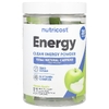 Nutricost, Energy, Clean Energy в порошке, зеленое яблоко, 20 пакетиков по 5 г (0,18 унции)