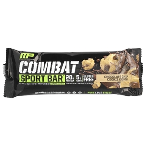 MusclePharm, Combat Sport Bar ™, тесто для шоколадного печенья, 57 г (2,01 унции) (Товар снят с продажи) 