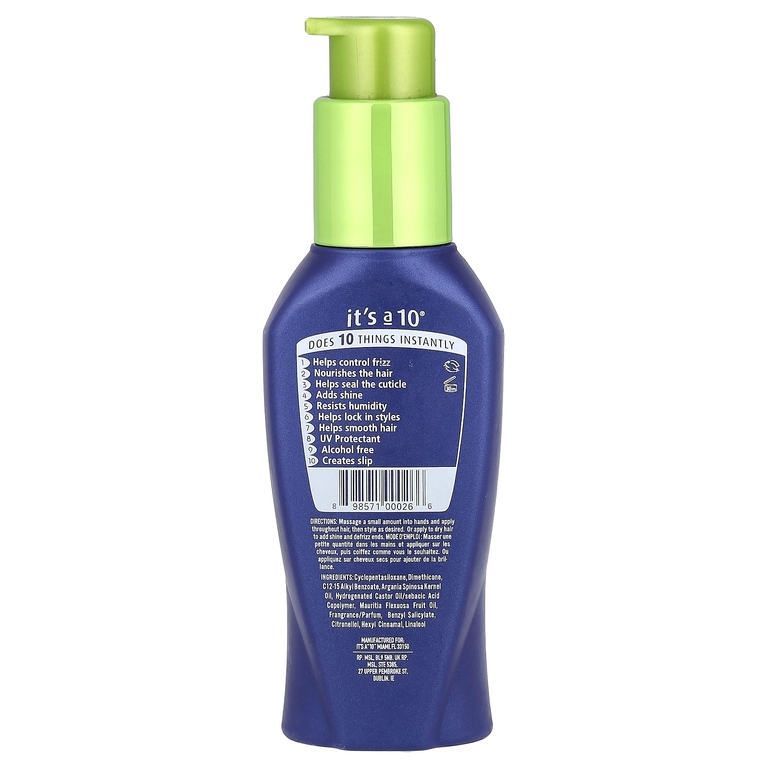 It's a 10, Miracle Styling Serum®, без спирта, 118 мл (4 жидк. унц.)