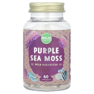 Maju Superfoods, фиолетовый морской мох, 60 капсул (500 мг в 1 капсуле)