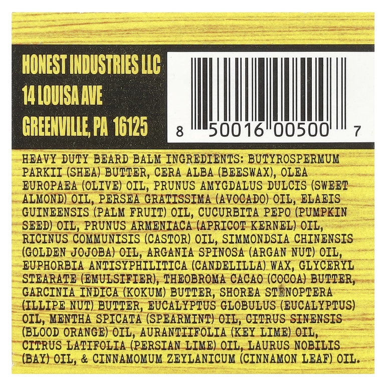Honest Amish, Бальзам для бороды, 60 мл (2 унции) (Товар снят с продажи) 
