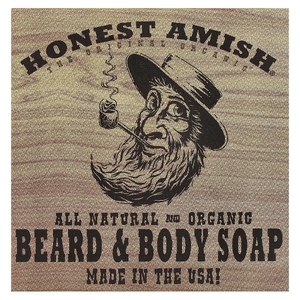 Honest Amish, Оригинальное мыло для бороды и тела, 1 шт. (Товар снят с продажи) 