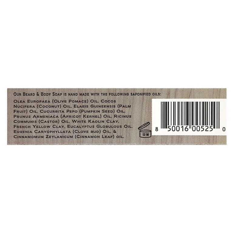 Honest Amish, Мыло Slick Beard & Body Bar, 1 шт. (Товар снят с продажи) 